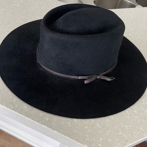Peruvian Connection Gaucho Hat Wool | Wide Brim Black | One Size NWT - Picture 5 of 15